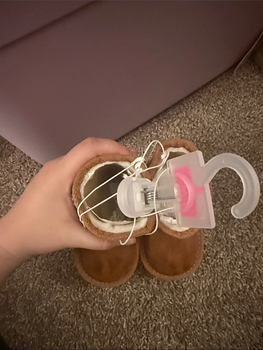 The Children's Place Girls/Toddler Tan Short Winter Boots